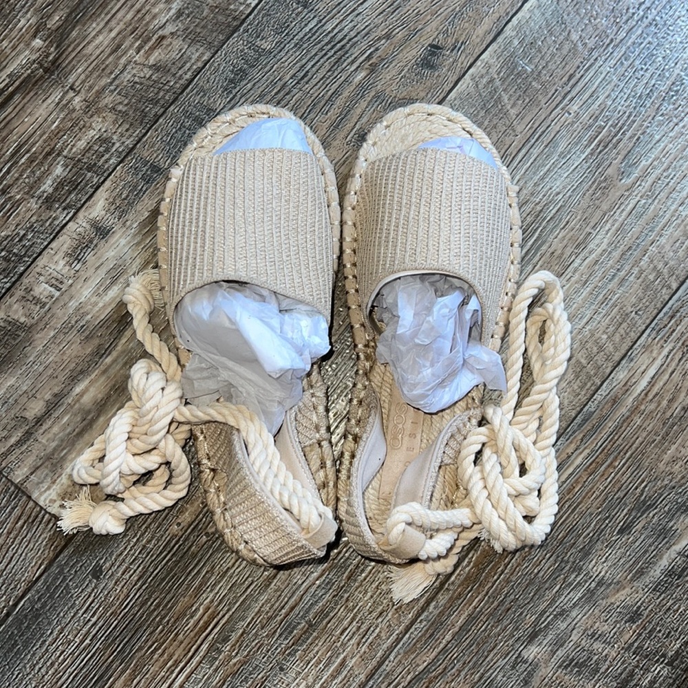 Tan espadrilles